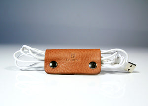 Knemi Leather Cable Organizer 